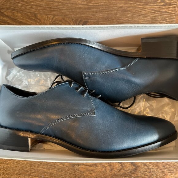BNIB Men's Italian Luxury Leather Dress Shoes - Size 9.5 - Picture 2 of 11